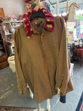 Upcycled Shirt with Ruffle Collar